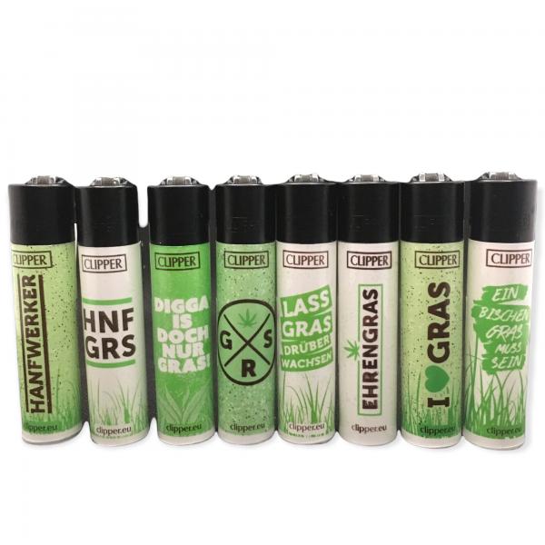 Clipper Feuerzeuge Hanf und Gras Gizeh